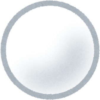 Illustration of a White Ball with a Soft Glow